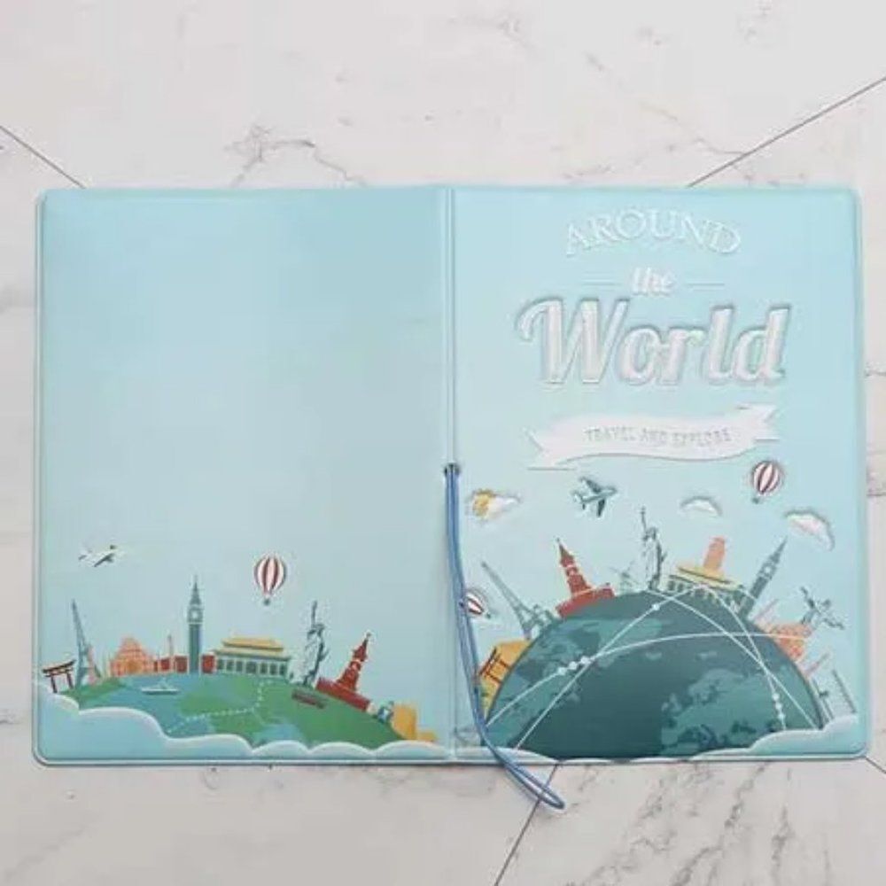 Around the World Travel Passport Case - Picture 3 of 7